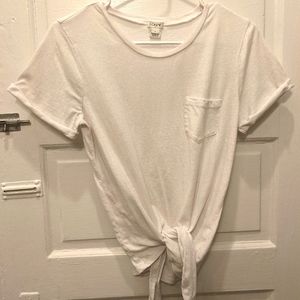 J-Crew tie front T-shirt